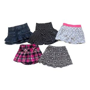 Girls Skirt Bundle 3T The Children’s Place Carter’s Old Navy Lot of 5